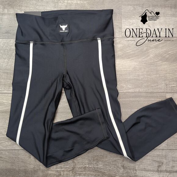 Under Armour High Rise Ankle Legging Pants Size L - Picture 1 of 7
